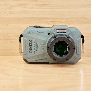 Pentax WG-1000 Digital Camera Olive 16MP 4x Zoom Waterproof Shockproof BOXED